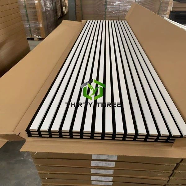 Acoustic Wooden Wall Panels Soundproof Wood Slat Acoustic Wall Panels