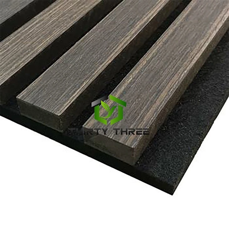 Wholesale Fireproof 3D Technical Smudging Soundproof Wood Slat Panel For Home Design